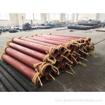 Ceramic lined composite pipe